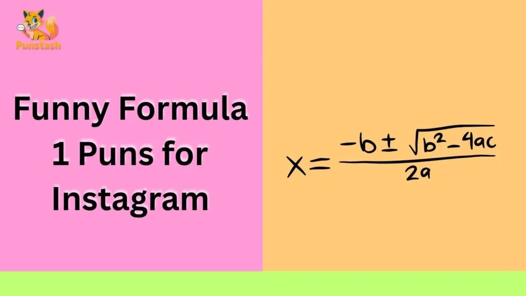 Funny Formula 1 Puns for Instagram
