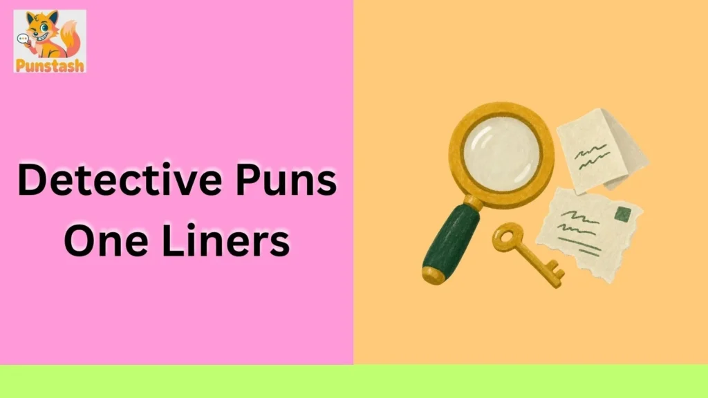 Detective Puns One Liners
