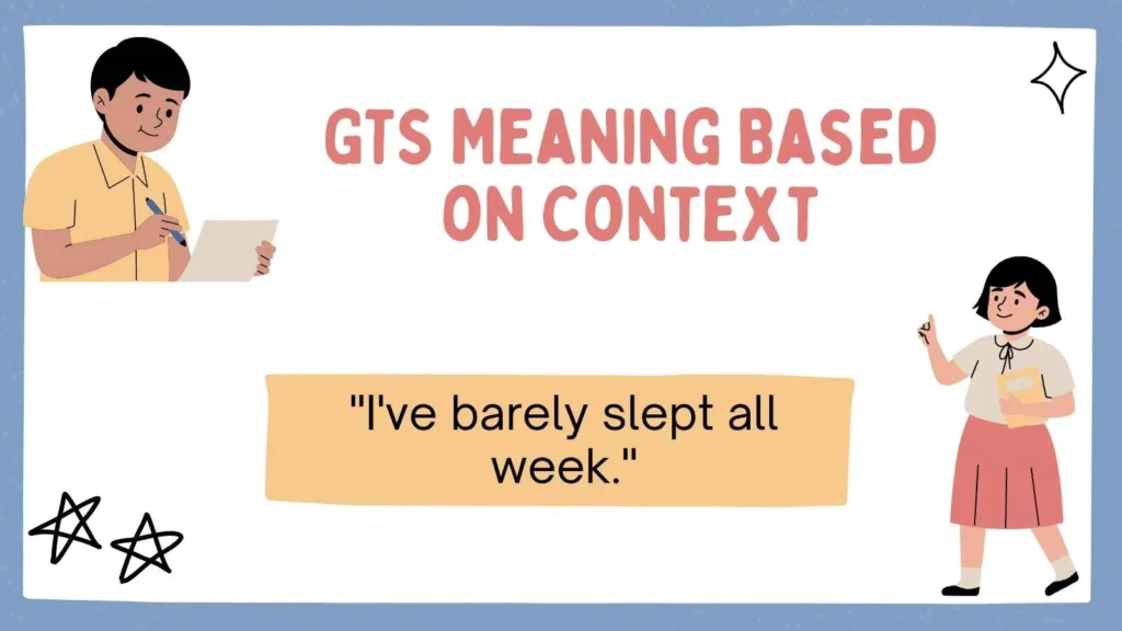 GTS Meaning Based on Context