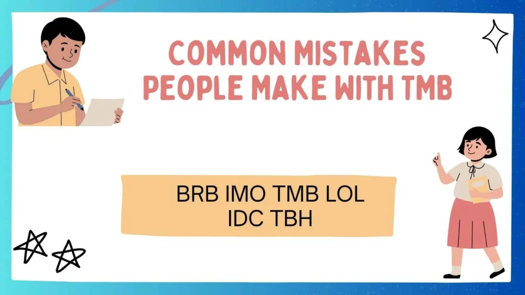 Common Mistakes People Make With TMB