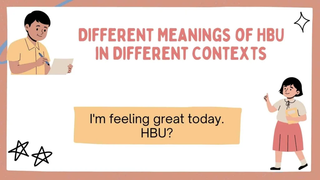 Different Meanings of HBU in Different Contexts
