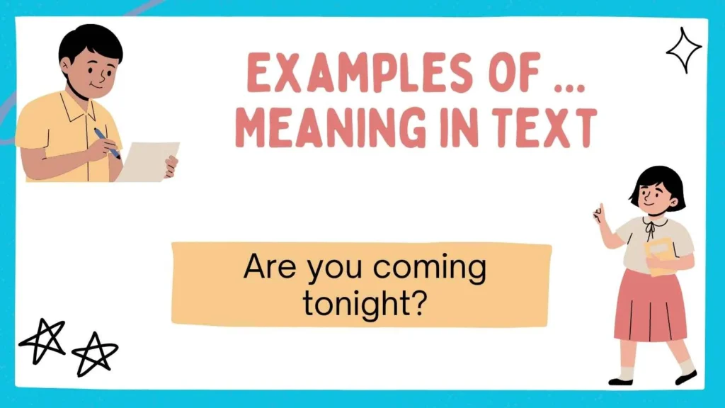 Examples of ... Meaning in Text