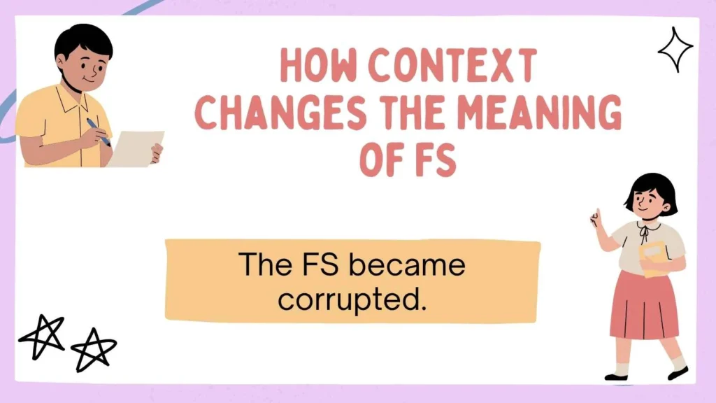 How Context Changes the Meaning of FS