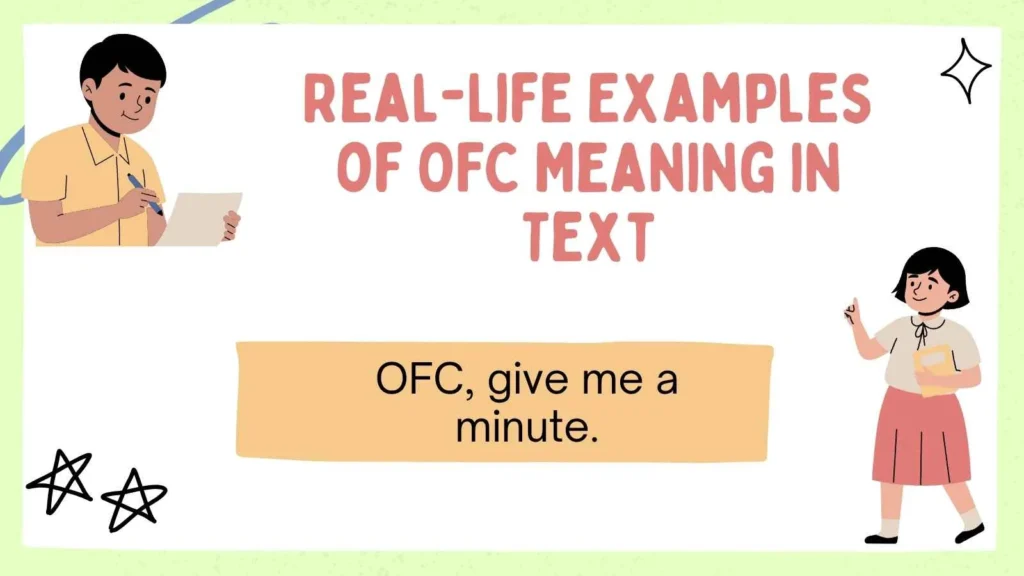 Real-Life Examples of OFC Meaning in Text