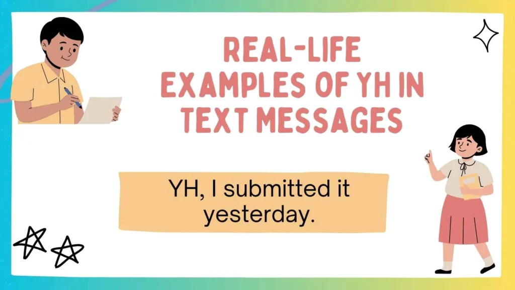 Real-Life Examples of YH in Text Messages