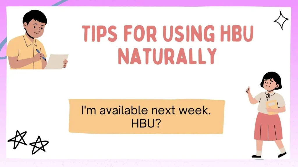 Tips for Using HBU Naturally