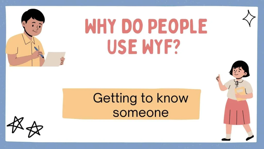 Why Do People Use WYF? 