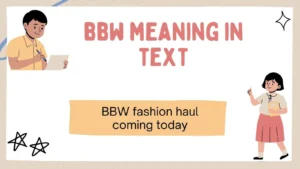 bbw meaning in text