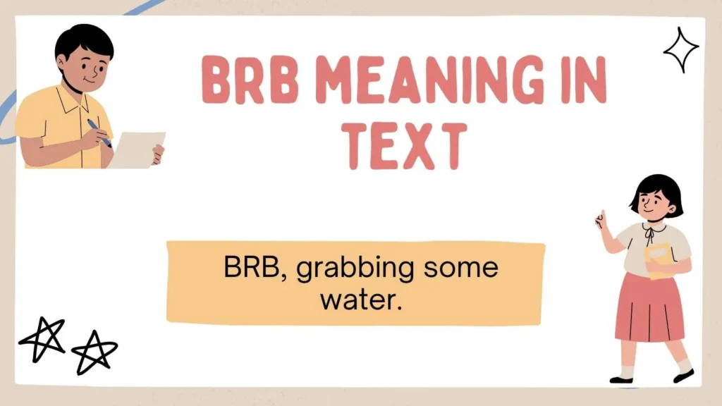 brb meaning in text