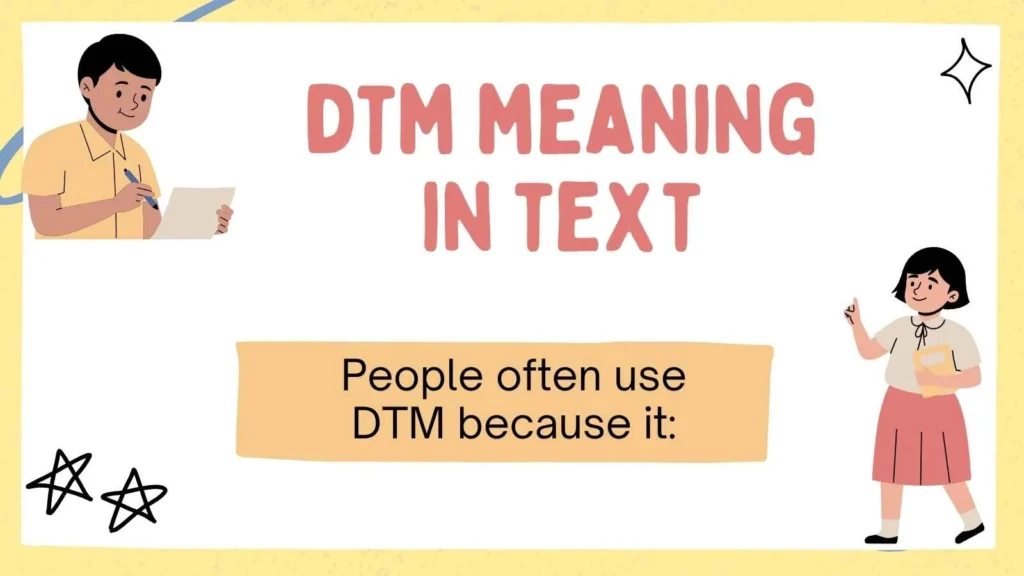dtm meaning in text
