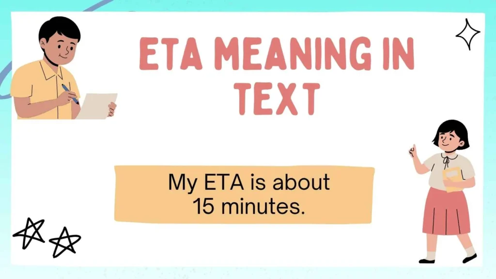 eta meaning in text
