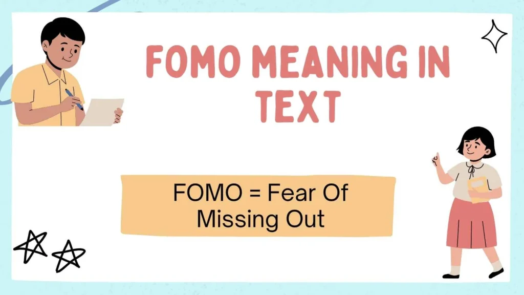 fomo meaning in text