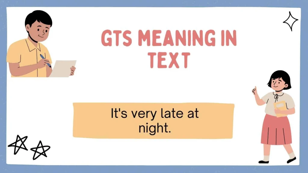 gts meaning in text