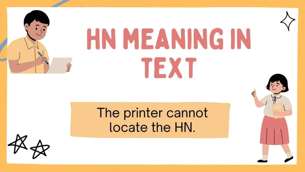 hn meaning in text