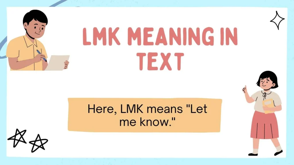 lmk meaning in text