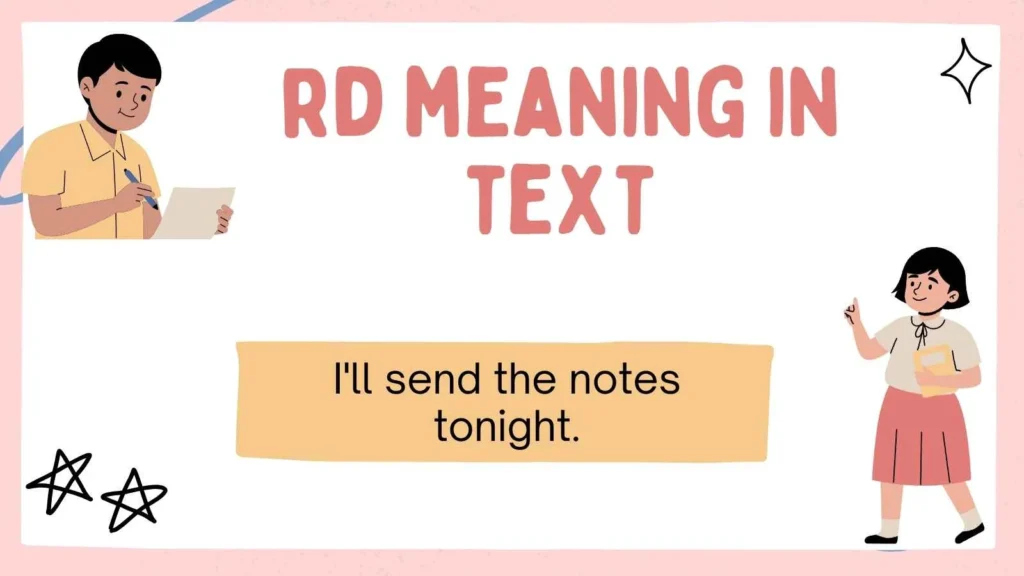 rd meaning in text