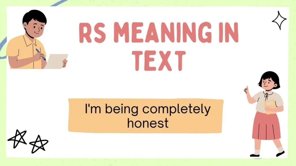 rs meaning in text