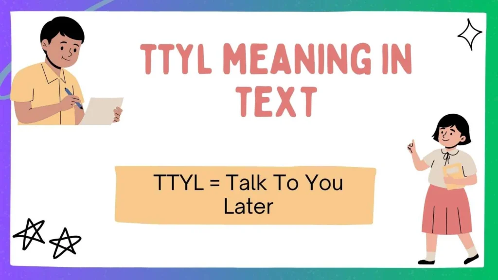ttyl meaning in text