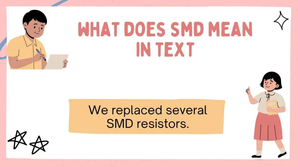 what does smd mean in text