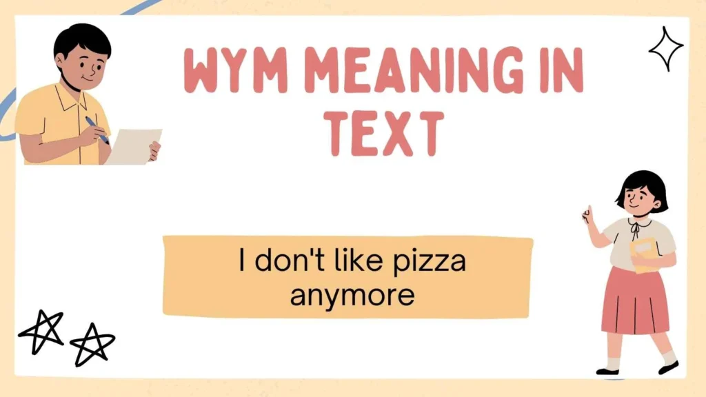 wym meaning in text