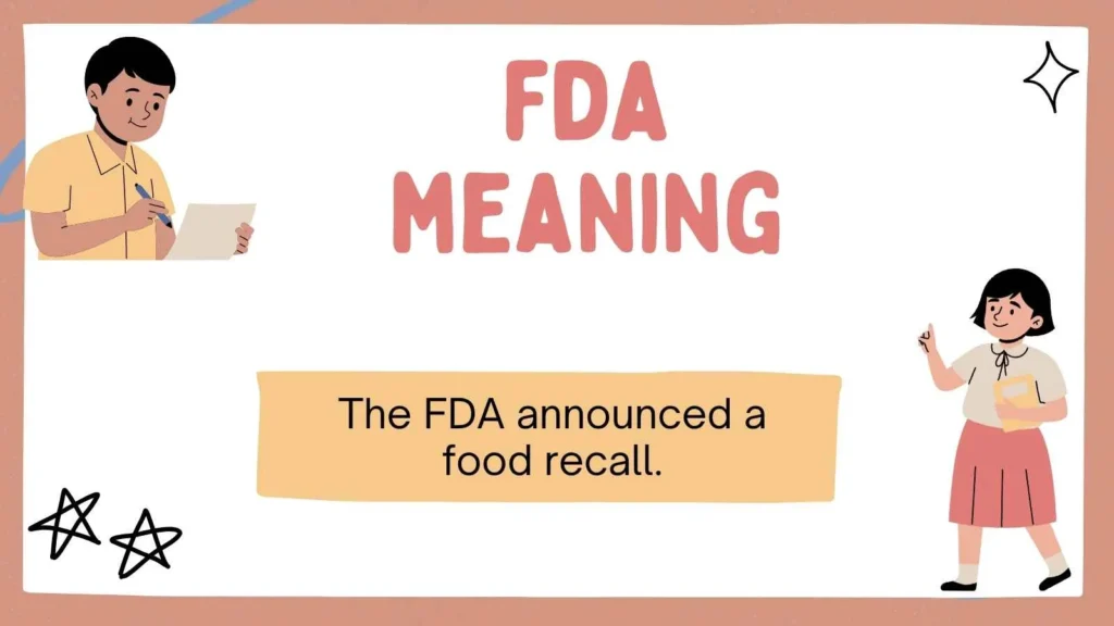 fda meaning